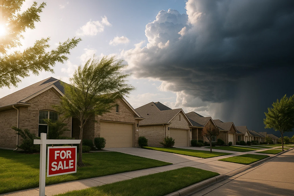 Texas homes under changing weather conditions showing how climate impacts home buying and selling decisions
