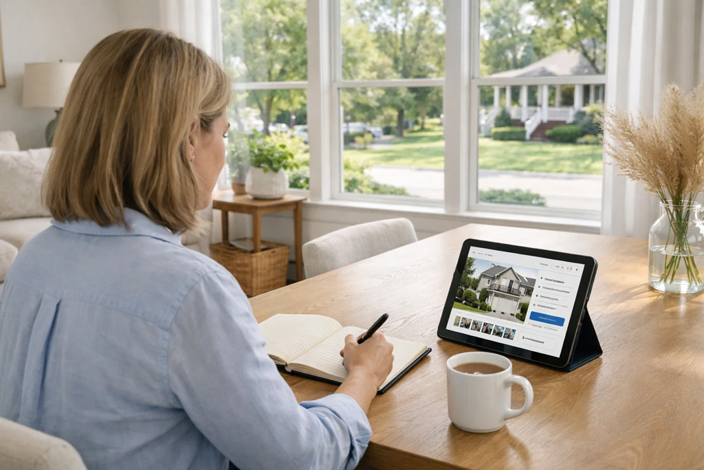 Georgia homeowner receiving professional advice before selling their home