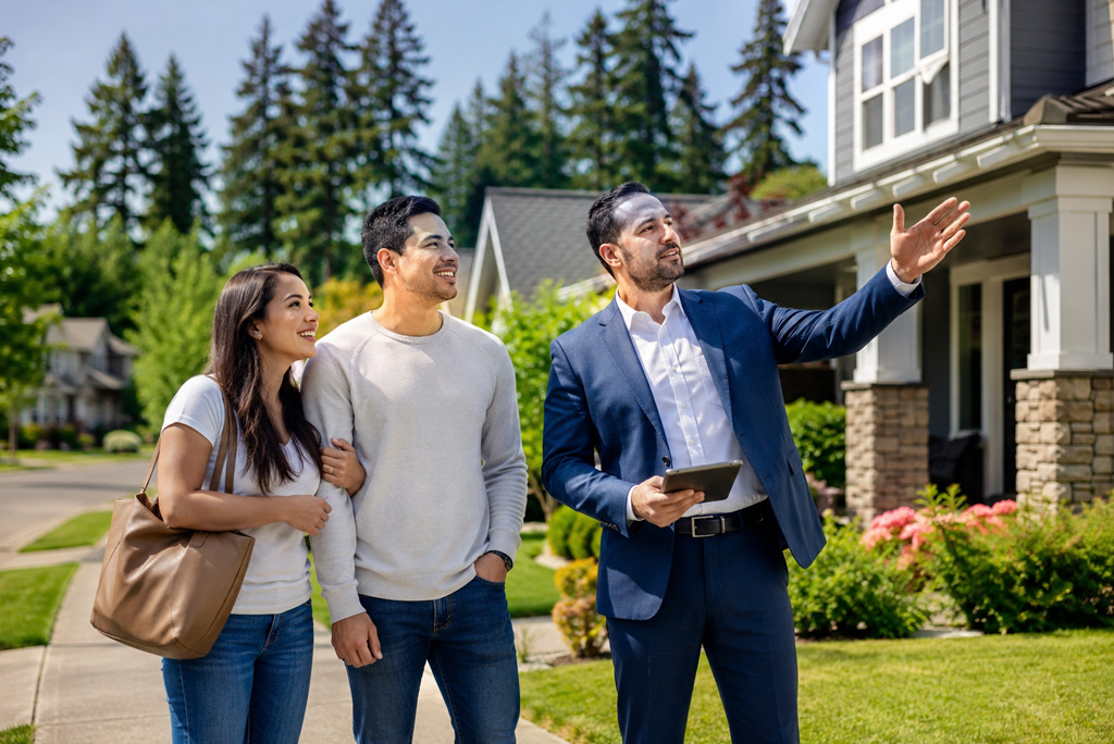 Home for sale in Washington during summer